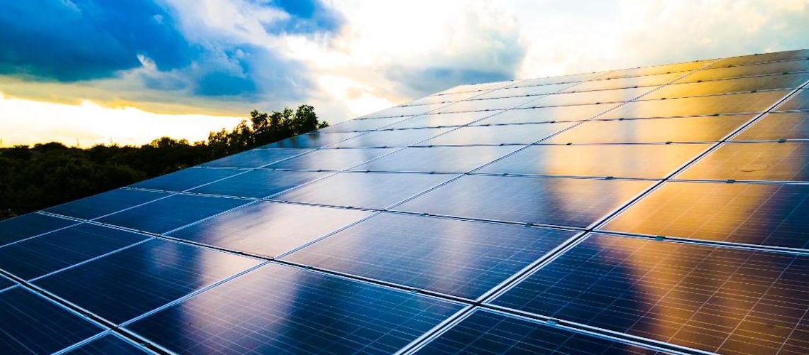 Stock-Solar-Panel-Farm-Sunset
